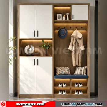 260930 Shoe Cabinet 40 Sketchup Model
