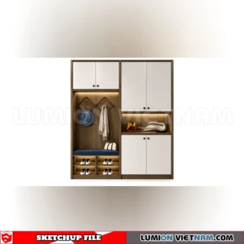 260930 Shoe Cabinet 41 Sketchup Model