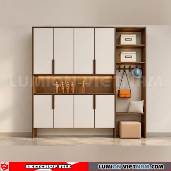 260930 Shoe Cabinet 42 Sketchup Model