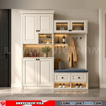 260930 Shoe Cabinet 46 Sketchup Model