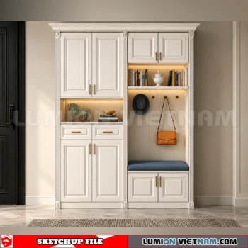260930 Shoe Cabinet 48 Sketchup Model