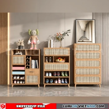 260930 Shoe Cabinet 5 Sketchup Model