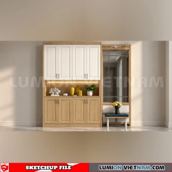 260930 Shoe Cabinet 50 Sketchup Model