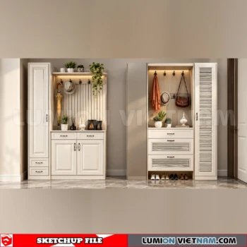 260930 Shoe Cabinet 54 Sketchup Model