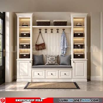 260930 Shoe Cabinet 56 Sketchup Model