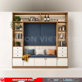 260930 Shoe Cabinet 59 Sketchup Model
