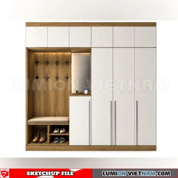 260930 Shoe Cabinet 60 Sketchup Model