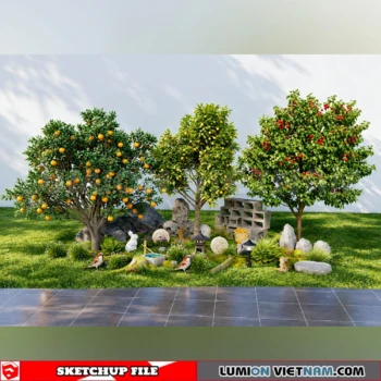 261008 Fruit Tree 2 Sketchup Model