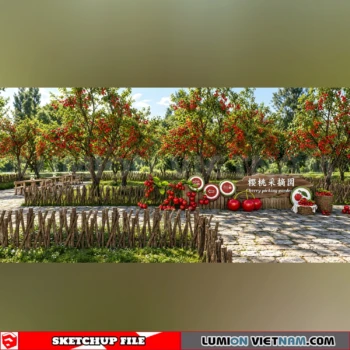261008 Fruit Tree 47 Sketchup Model
