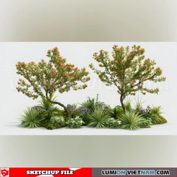 261008 Fruit Tree 48 Sketchup Model