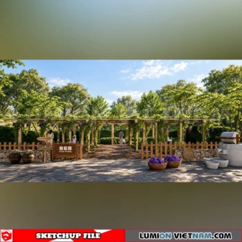 261008 Fruit Tree 50 Sketchup Model
