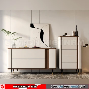261009 Modern Sideboard 2 Sketchup Model