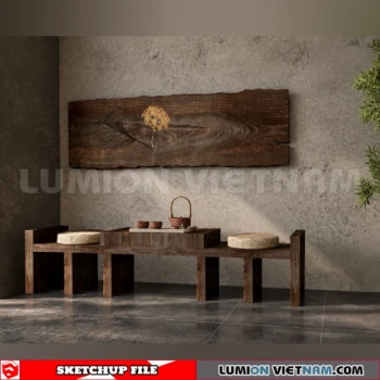 261009 Modern Sideboard 207 Sketchup Model