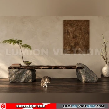 261009 Modern Sideboard 208 Sketchup Model