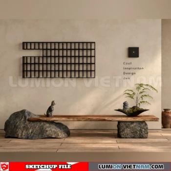 261009 Modern Sideboard 209 Sketchup Model