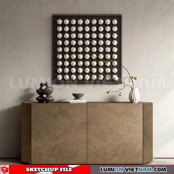 261009 Modern Sideboard 29 Sketchup Model