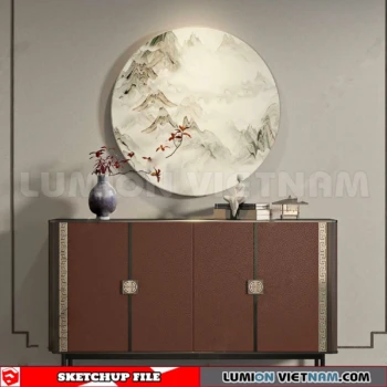 261009 Modern Sideboard 3 Sketchup Model