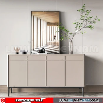 261009 Modern Sideboard 30 Sketchup Model