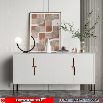 261009 Modern Sideboard 36 Sketchup Model
