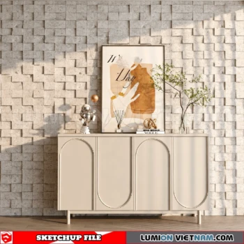 261009 Modern Sideboard 44 Sketchup Model