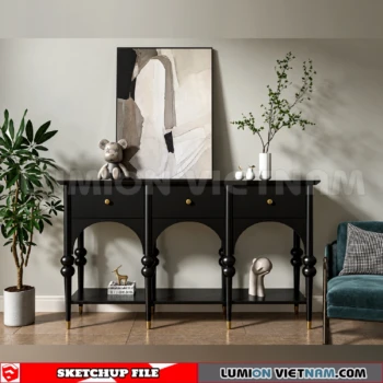 261009 Modern Sideboard 5 Sketchup Model