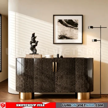 261009 Modern Sideboard 52 Sketchup Model