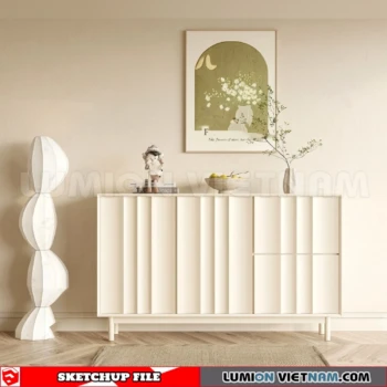 261009 Modern Sideboard 53 Sketchup Model