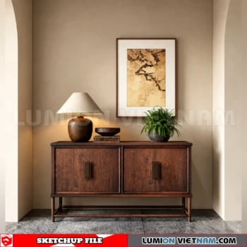 261009 Modern Sideboard 56 Sketchup Model