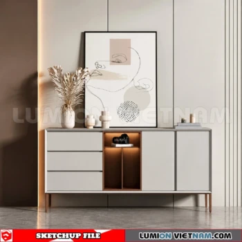 261009 Modern Sideboard 61 Sketchup Model