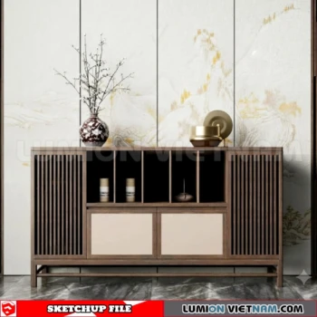 261009 Modern Sideboard 63 Sketchup Model
