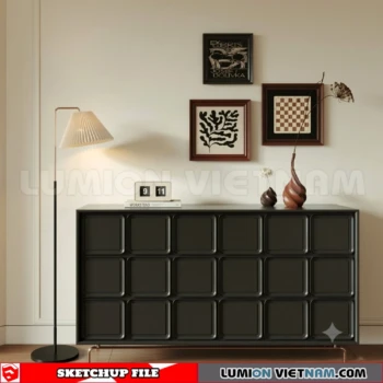 261009 Modern Sideboard 69 Sketchup Model