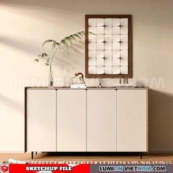 261009 Modern Sideboard 70 Sketchup Model