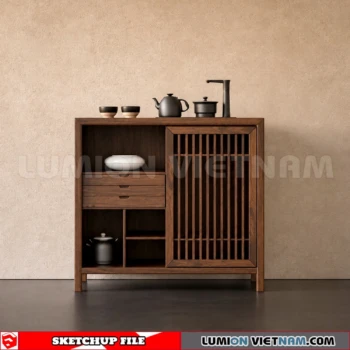 261009 Modern Sideboard 71 Sketchup Model