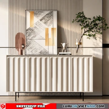 261009 Modern Sideboard 73 Sketchup Model