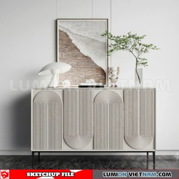 261009 Modern Sideboard 74 Sketchup Model