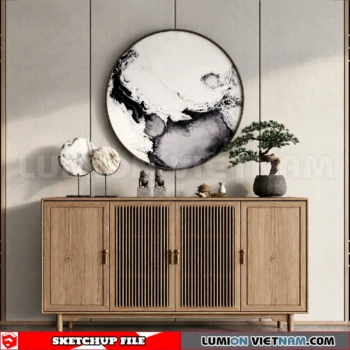 261009 Modern Sideboard 77 Sketchup Model