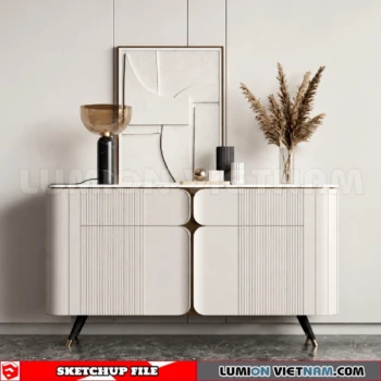 261009 Modern Sideboard 79 Sketchup Model