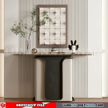 261009 Modern Sideboard 80 Sketchup Model