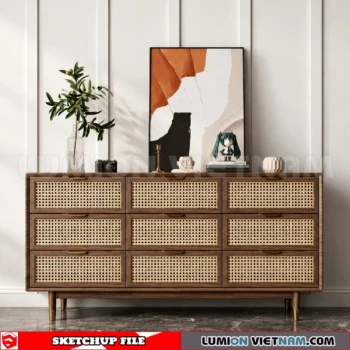 261009 Modern Sideboard 82 Sketchup Model