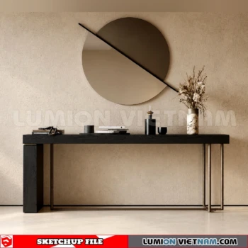 261009 Modern Sideboard 83 Sketchup Model