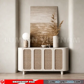 261009 Modern Sideboard 84 Sketchup Model