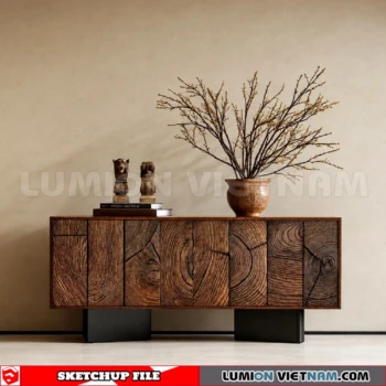 261009 Modern Sideboard 85 Sketchup Model
