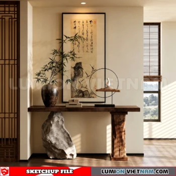 261009 Modern Sideboard 87 Sketchup Model