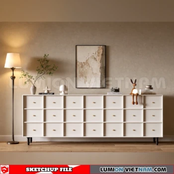 261009 Modern Sideboard 90 Sketchup Model