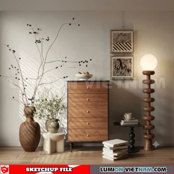 261009 Modern Sideboard 91 Sketchup Model
