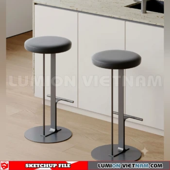 261013 Modern Bar Stools 13 Sketchup Model