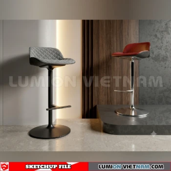 261013 Modern Bar Stools 14 Sketchup Model