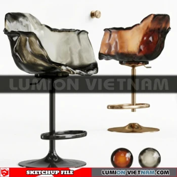 261013 Modern Bar Stools 16 Sketchup Model