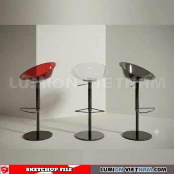 261013 Modern Bar Stools 21 Sketchup Model