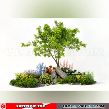 261021 Garden Landscape Planting 41 Sketchup Model